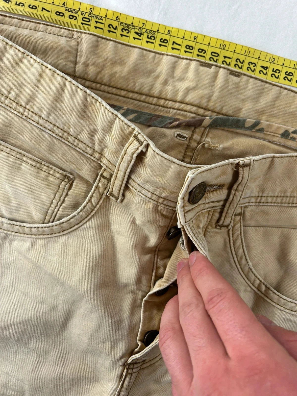 Jean skinny beige crème vintage Jules – photo 11